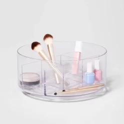 Bathroom Plastic Spinning Turntable Beauty Organizer Clear - Brightroom™ -Brightroom GUEST 0b62140e f0fc 446c 96e1 4a703b797bef
