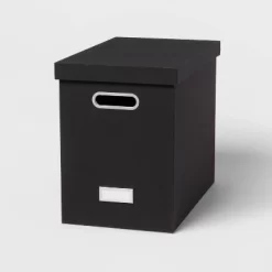 Canvas Hanging File Organizer With Lid - Brightroom™ -Brightroom GUEST 1d10b2c8 fa72 4eb5 95a2 73a96e85842a