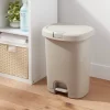 7gal Step Trash Can With Locking Lid Gray - Brightroom™
