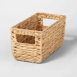 Woven Water Hyacinth Rectangular Basket - Brightroom™ -Brightroom GUEST 8a915b46 0087 4c76 9169 70f6c96183b0