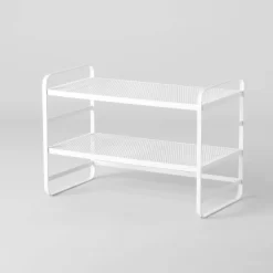 2 Tier Shoe Rack Metal Mesh - Brightroom™ -Brightroom GUEST 97469fbe 60a1 4d79 b7f6 0432247cf2d3