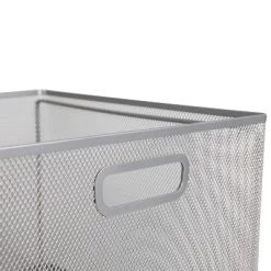 Mesh Crate File Box 10"x14"x 13.25" Silver - Brightroom™ -Brightroom GUEST d4969ebd 4b54 4f1c ade5 48f91a2d8455