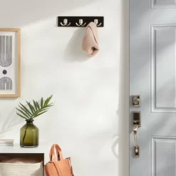 Modern Octopus 3 Rail Nickel Hooks Black - Brightroom™